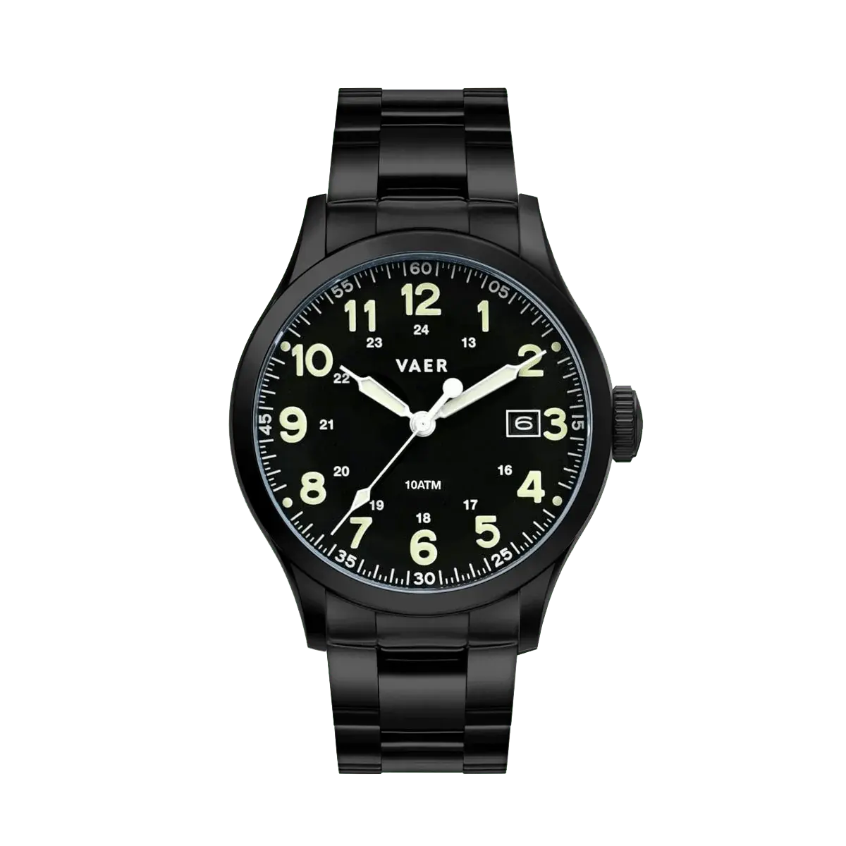 C5 Tactical Field Solar Watch 40mm – Men’s Military Field Watch with 100m Water Resistant, Sapphire Crystal, Date Display & Stainless Steel Case - USA Assembled Analog Wristwatch