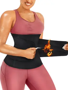 Nebility Women's Neoprene Sauna Waist Belt - 2-In-1 Compression Shapewear with Casual H-Type Design, Moderate Fabric Thickness, All-Season Use, Workout Support, Fitness Waist Trainer