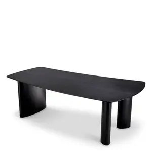 Eichholtz Timeless Minimalist Modern Curved Dining Table