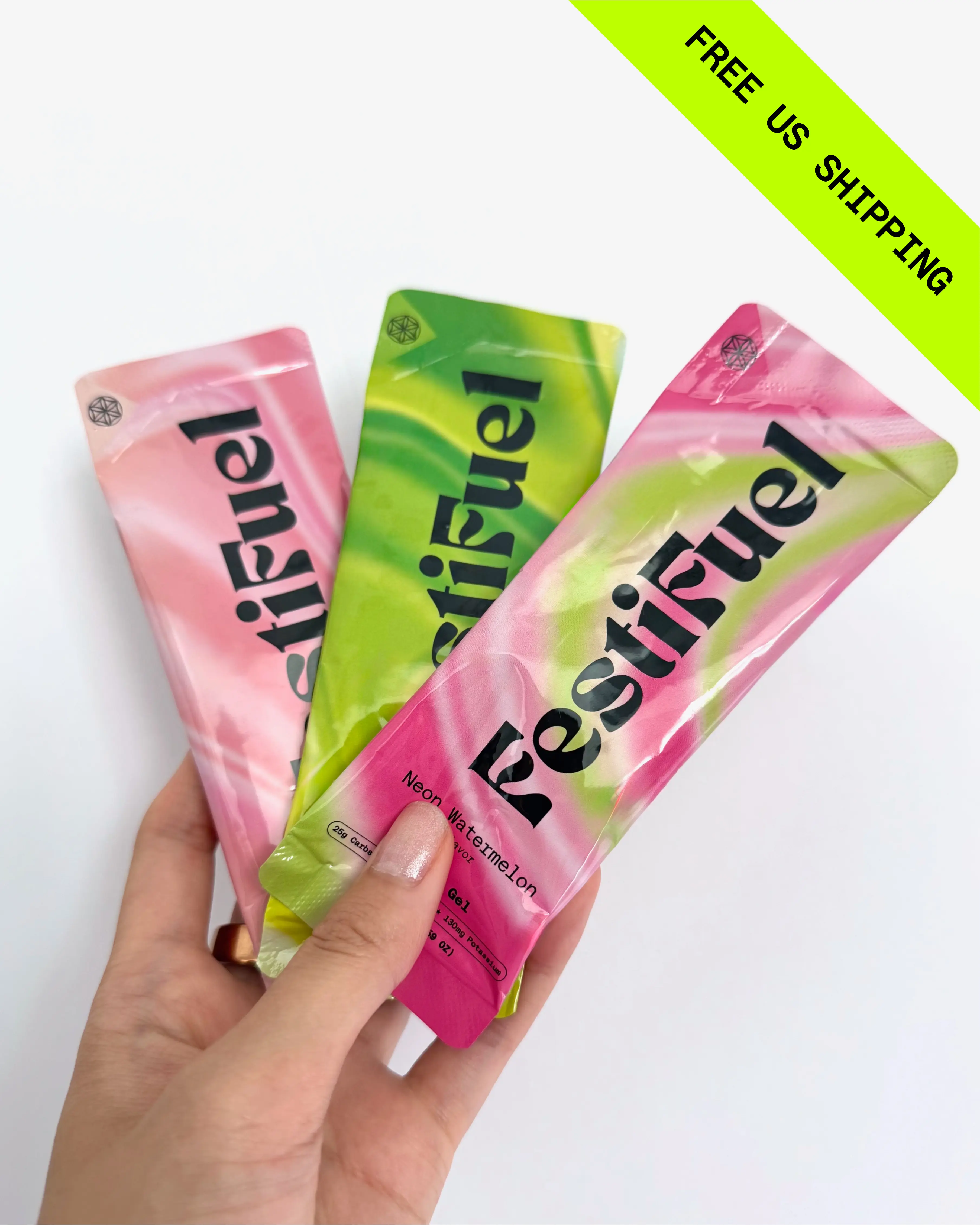 FestiFuel Energy Gels - Festival/Rave Nutrition - Sampler Pack (3 Gels)