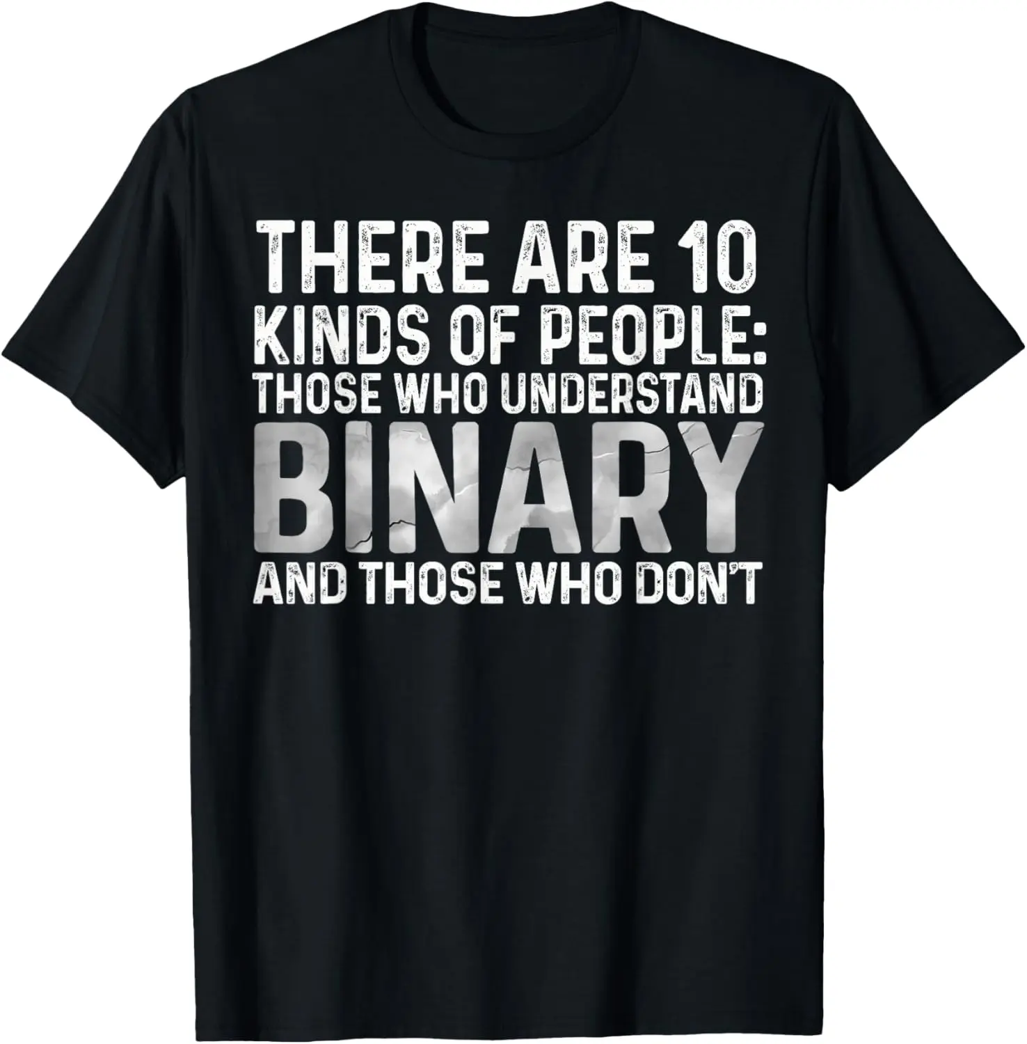 Women's 100% Cotton T-Shirt, Casual Short Sleeve '10 Kinds of People' Binary Math Graphic, Lightweight Comfortable Top for Gym, Shortsleeve, Tshirt