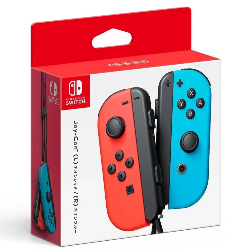Nintendo Switch Joy-Con Controllers (Neon Red/Neon Blue) (Japan)