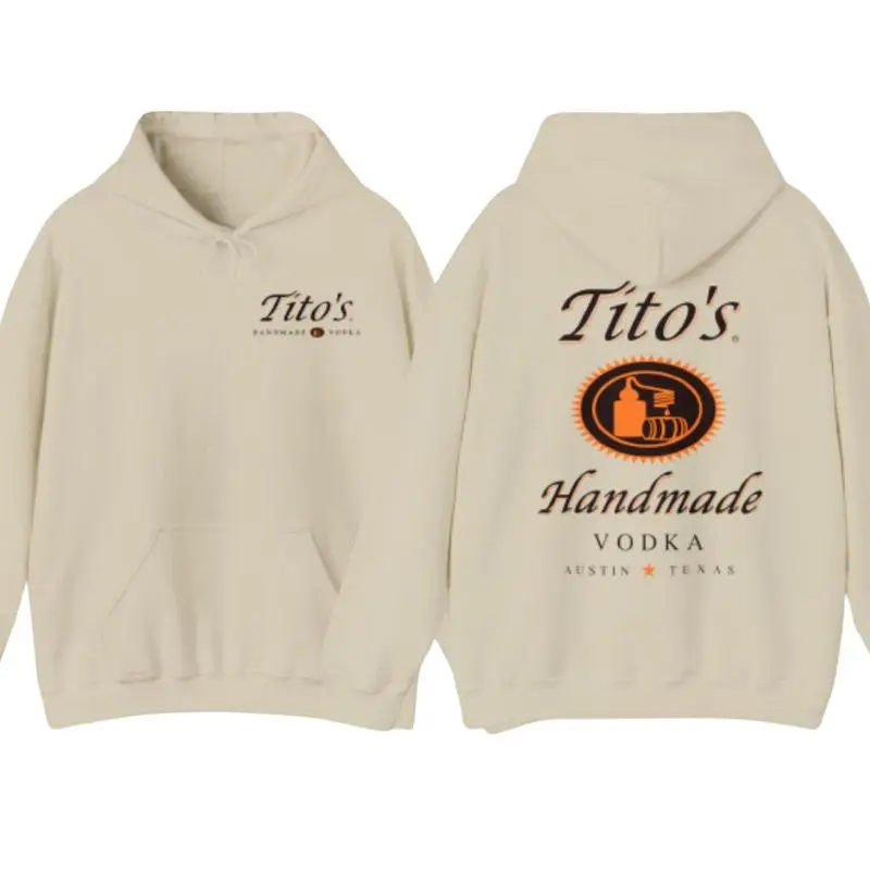 Tito's Handmade Vodka Hoodie, Unisex Hoodie Unique Casual Design