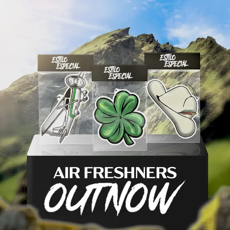 Estilo Especial Air Fresheners 3 Pack Sombrero Trébol Avión