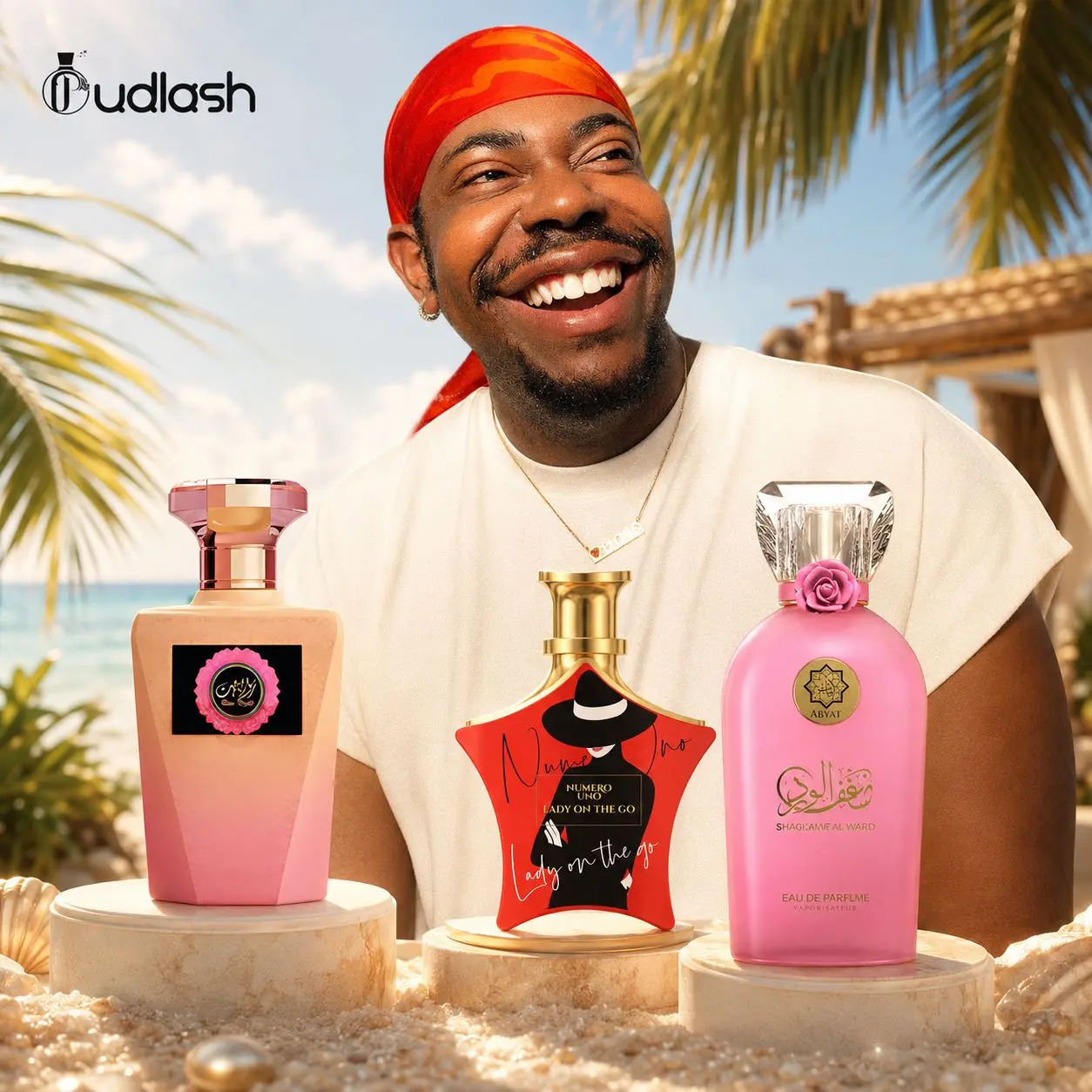 Terry Kayes Sunlit Summer Bundle | Abyat Rose Night + Abyat Shanghaf Al Ward + Lady On The Go | Eau De Parfum | 100 ML | Juicy - Sweet & Crisp Notes