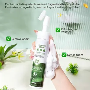 Foot Bath Foam - Plant Extract Foot Bath Liquid: Deodorizing and Refreshing, Pump-Activated Foaming, Perfect for Lazy People