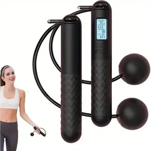 Wireless Gravity Ball Skipping Rope, Electronic Counting Skipping Rope, Professional Fashionable Sports Equipment for Men & Women