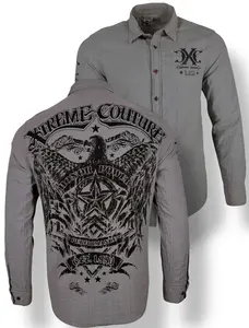 Xtreme Couture By Affliction Men's Button Down Shirt Open Deal