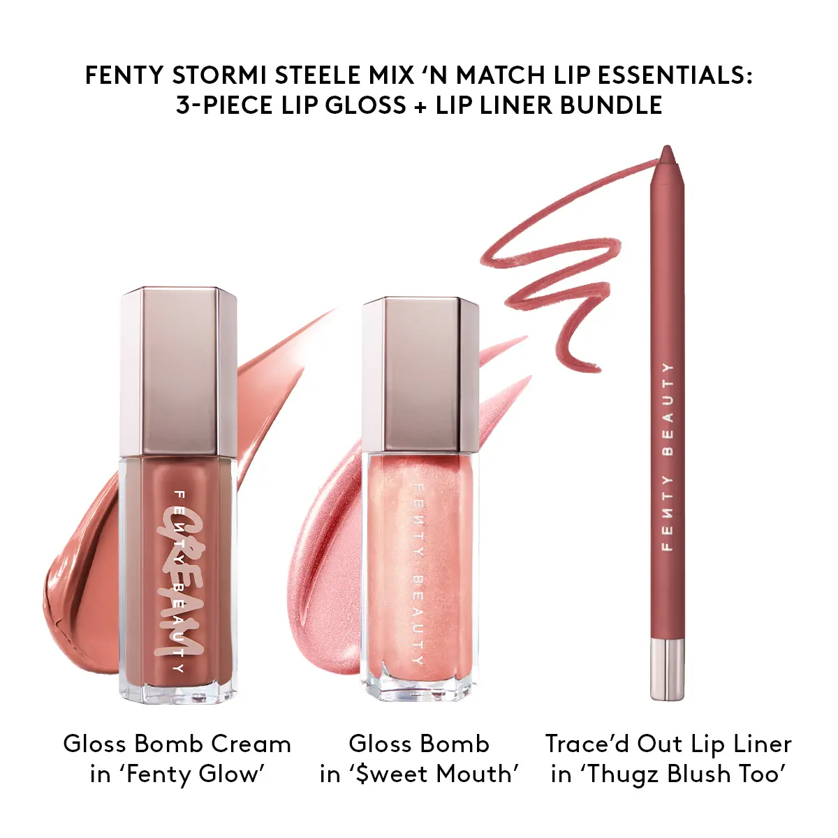 Thugz Blush Too, Fenty Glow + $weet Mouth