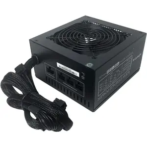ATX-ES600W  600W ATX Semi-Modular Gaming Power  with Auto-Thermally Controlled 120mm Black Fan, 115/230V ,  Protections