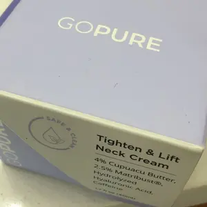 GOPURE Neck Cream Tighten & Lift Firming Cream for Crepey Skin