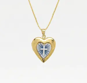 The Blue Cross Photo Locket