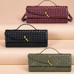 Andiamo Duo-Texture Knot Clutch