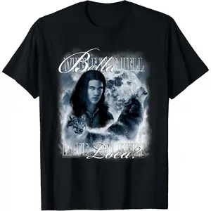 Men's Daily Short Sleeve Classic Top Twilight Saga Retro Jacob Wolf Moon Loca Movie T-Shirt