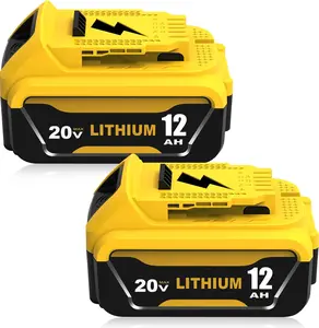 Ultimate  Power Bundle: 12,000mAh DeWalt 20V Max Batteries – Compatible with DCB200/DCB201/DCB203/DCB206
