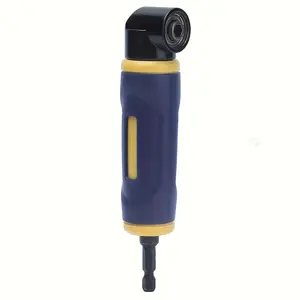 90 °   Right Angle Drill Bit Hex Shank Manual Driver for Tight Spaces Compact Drill Attachment for Screwing and Drilling in Hard-to-Reach Areas Durable Hand Tool for DIY, Automotive, and Home Projects