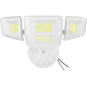 90W Flood Lights Outdoor, 10000LM Ultra Bright 4- LED  Light with  Control, IP66  6500K Exterior Lights for Yard Garage Patio