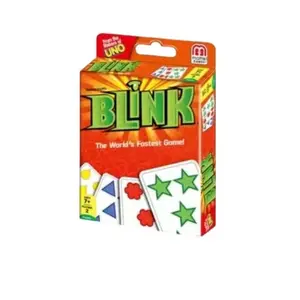 Uno Blink Card Game Box, Stress Relief Entertainment Poker Cards, Casual Intelligence Board Game, Fun Family Party Activity