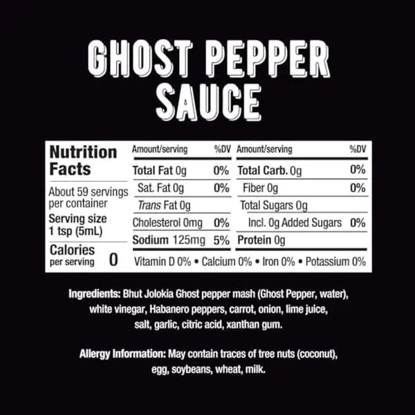 Melinda’s Ghost Pepper Hot Sauce - Gourmet Extra Spicy Hot Sauce - Made with Fresh Ingredients, Ghost Peppers (Bhut Jolokia), Habanero Pepper, Carrot, Garlic, Lime Juice - 10oz Squeeze, 1 Pack