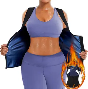 Women Sauna Suit Sweat Waist Trainer Vest Sweat Workout Tank Top for Exercise Fitness Gym Tank Top