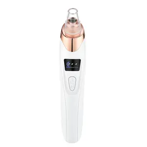 2026 Newest Blackhead Remover Pore Vacuum USB Rechargeable Blackhead Extractor with 4 Replacement Tips for Effective Skin Care Heat Compression Leg Massager skincare gadgets