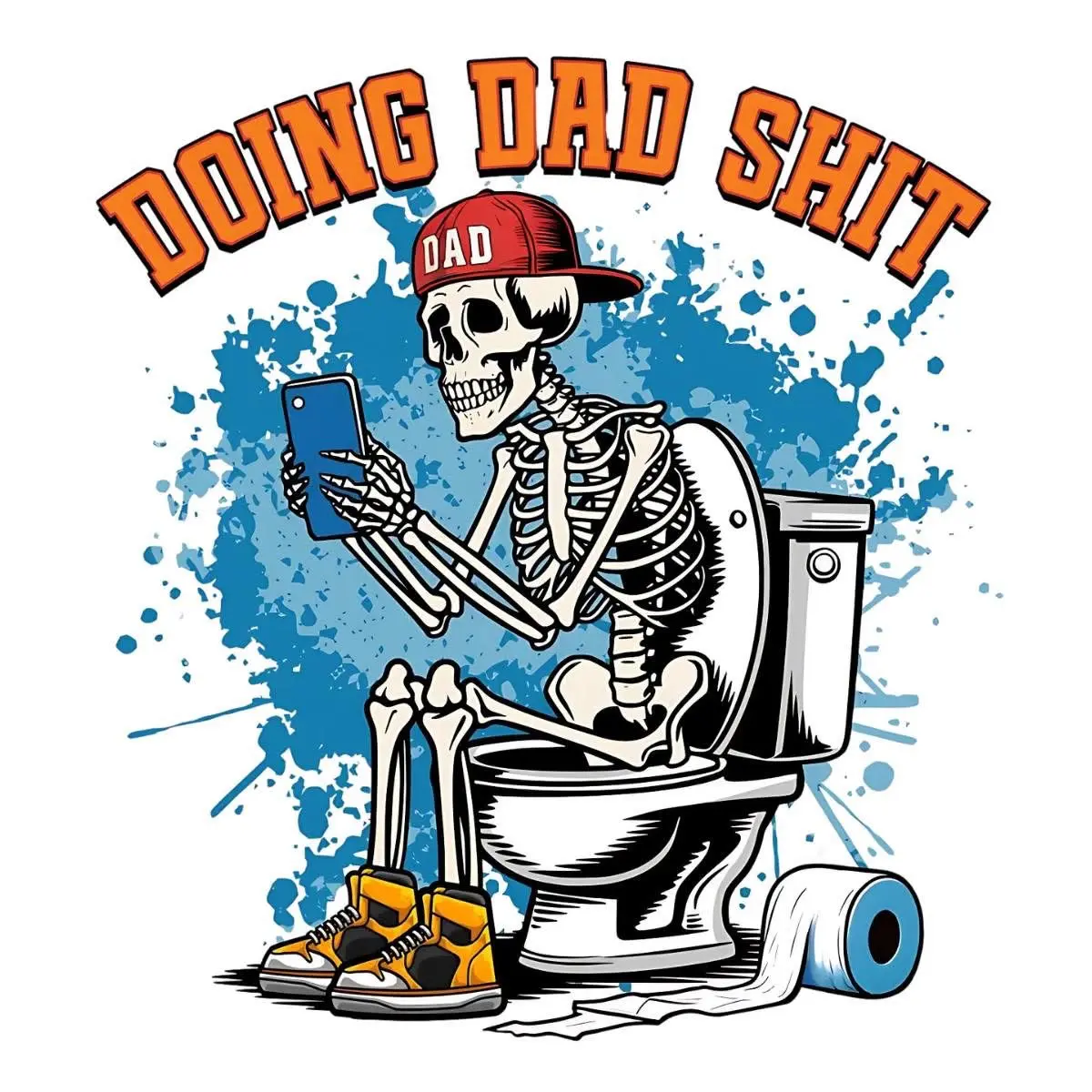 Doing Dad Ish DTF Iron on Transfer for clothing t-shirts and hoodies
