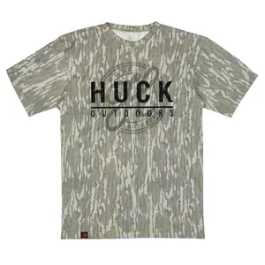 Huck Ghost Logo Bottomland Tee