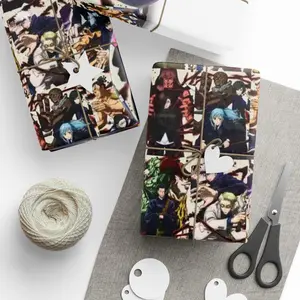 Demon Slayer Wrapping Paper Set – Holiday Anime Gift Wrap Sheets