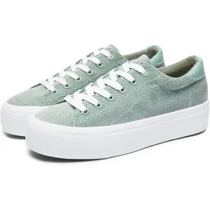 Womens Platform Sneakers White Tennis Shoes Casual Low Top Fashion Sneakers