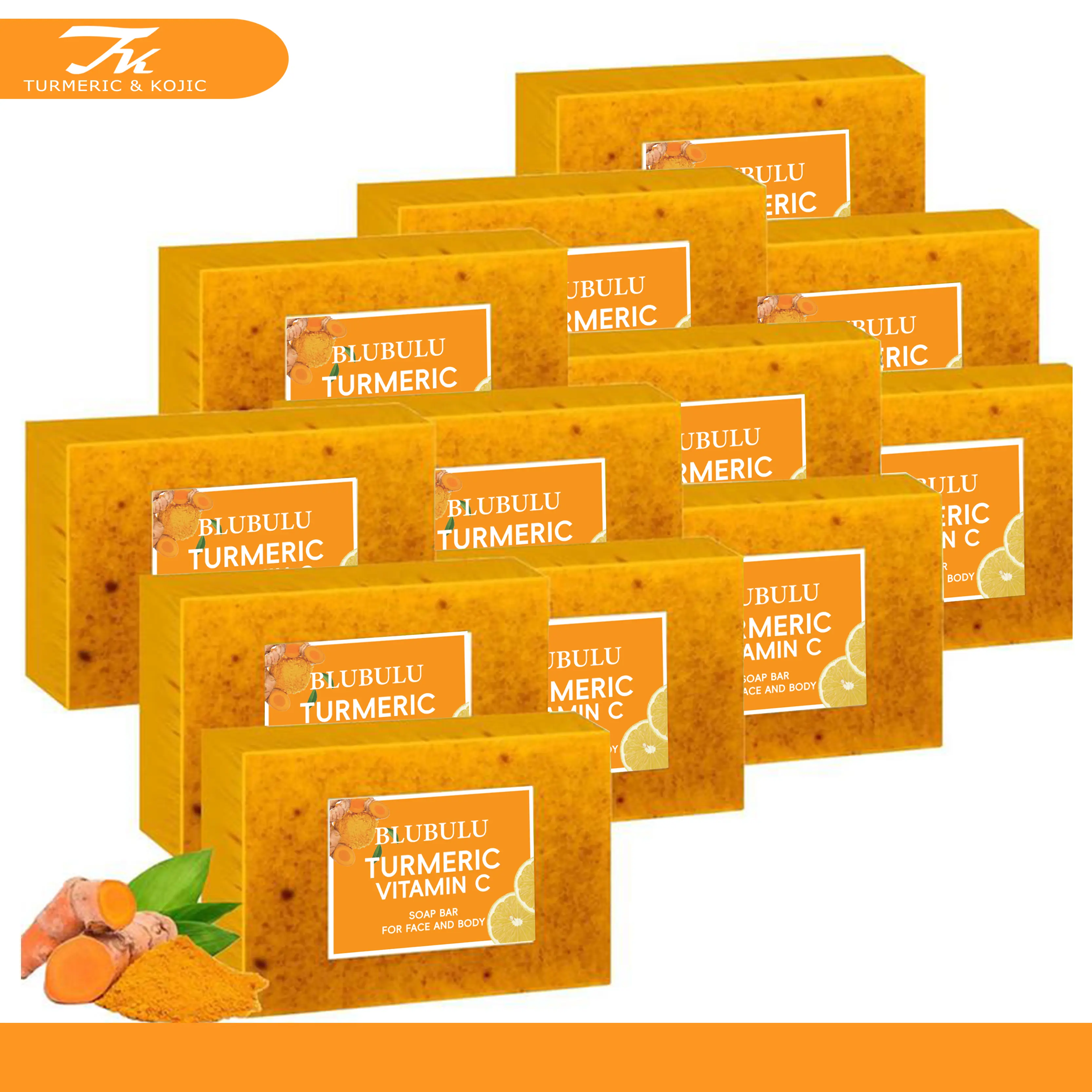 Lemon Turmeric Kojic Soap,Turmeric & Kojic Soap, Kojic AcidSoap, Soap Body CareBody Wash Lemon FlawlessOrganic
