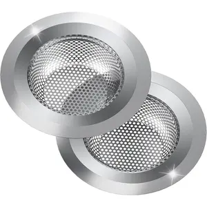 Stainless Steel Kitchen Sink Filter, Large Wide Sides Anti-clogging Micro-perforations Filter, Kitchen Accessories and Gadgets