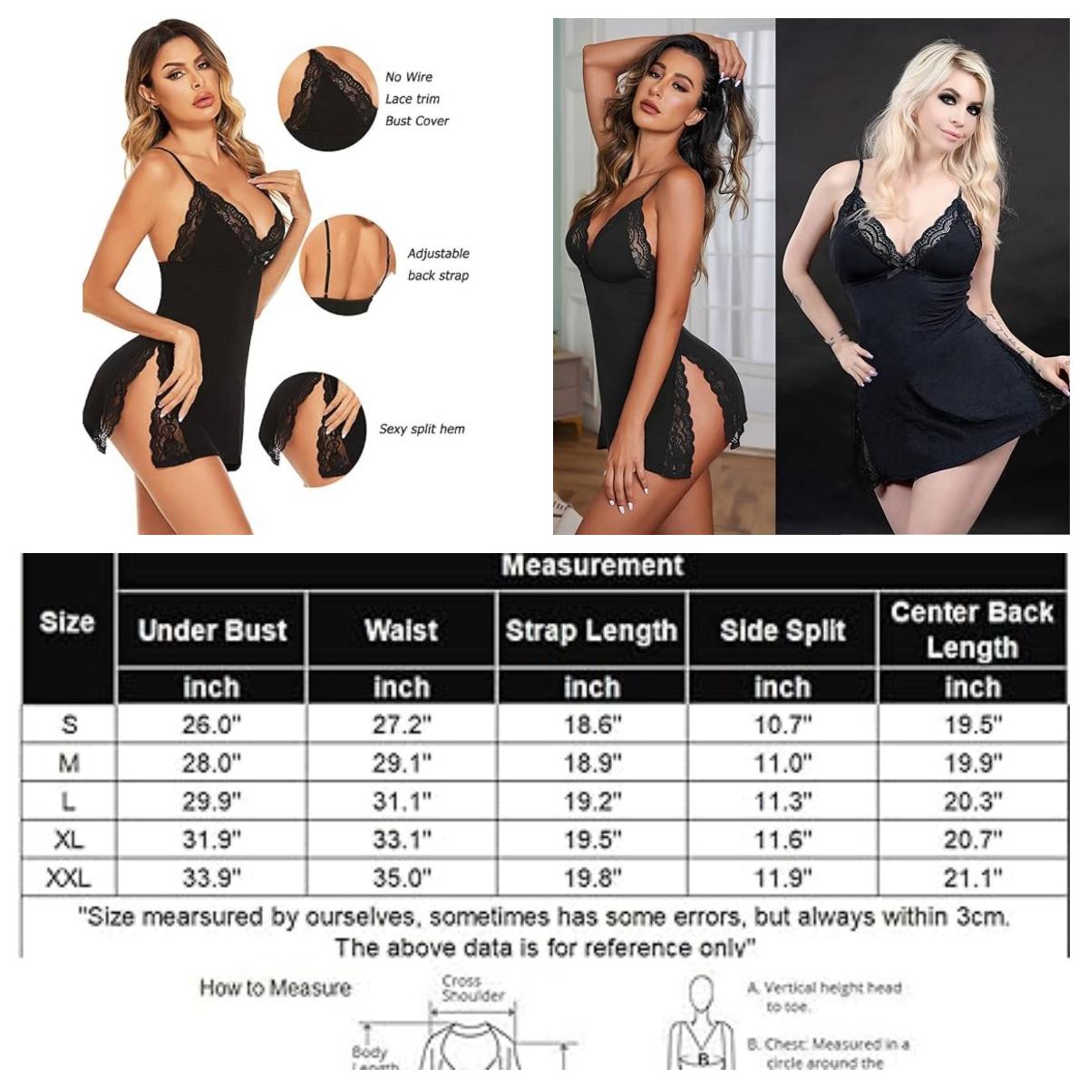 2026 Womens Sexy Nightwear Spaghetti Strap Nightgown Babydoll Chemise for Women Sleeveless Floral Lace S-2XL Adjustable Spaghetti Strap