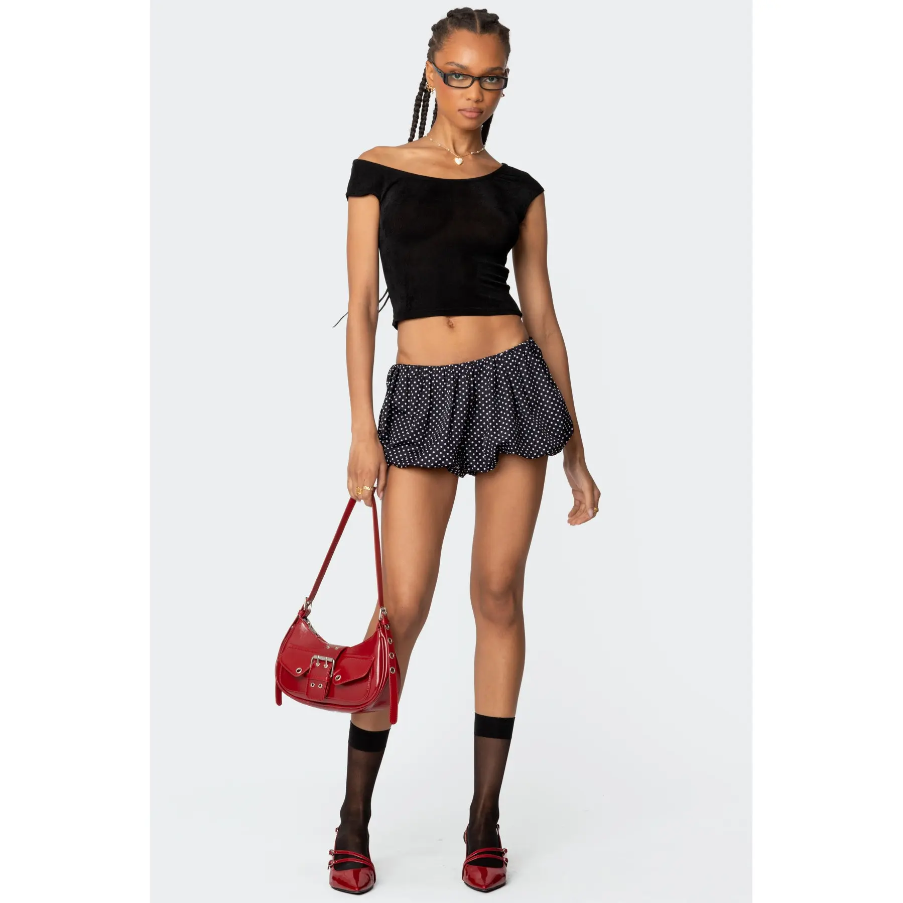 Liz Polka Dot Bubble Shorts