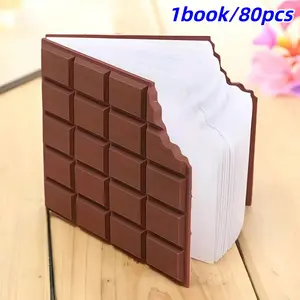 Creative Chocolate Design Notebook, 80 Pages, Ideal for Home School Office Supplies, Back-To-School Gift, Christmas Present
