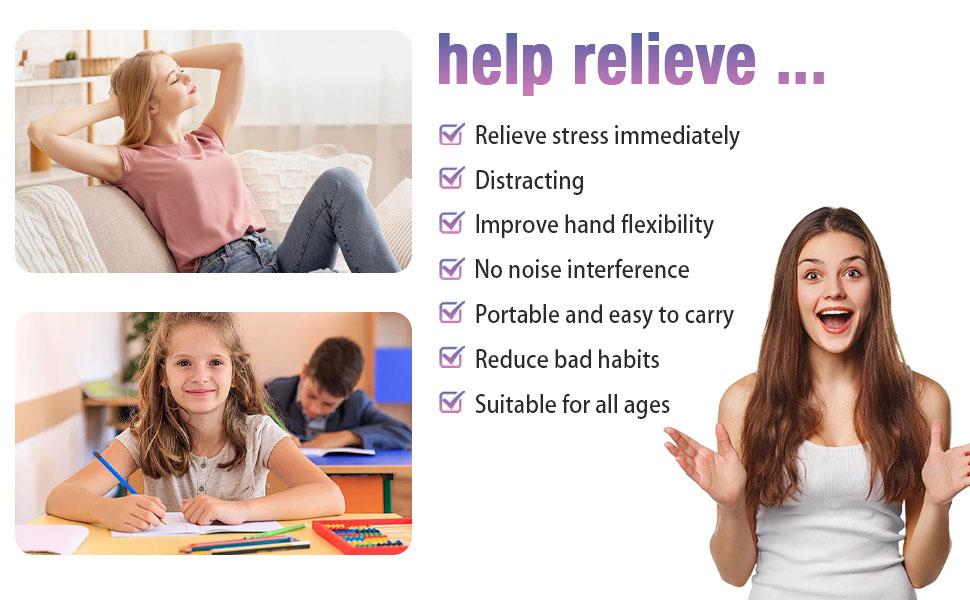 3D  Fidget Toy 3D Printed Expanded Sensory Fidget Star with Handle 3d printed fidget toysNew Stress Relief Whirling Spiral Hypnotizing Visual Toy for Calming and Satisfying Sight Sound