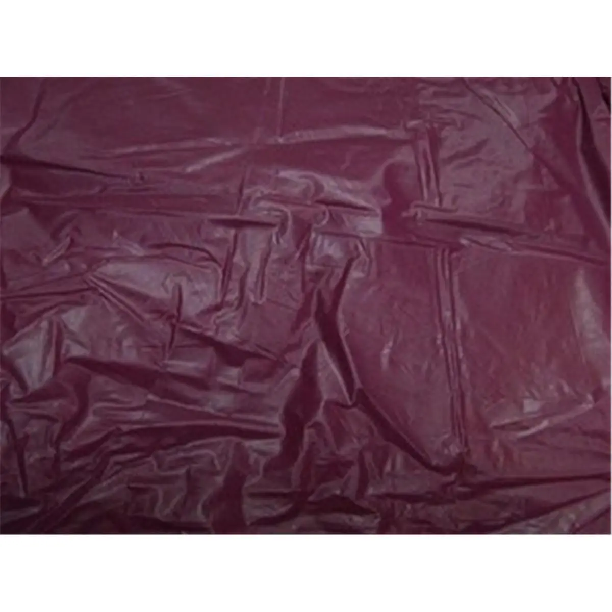 212 MAIN Custom-Fit 72-Inch Round Disposable Plastic Dust Covers - Elastic, Wind-Resistant, Self-Adhesive, Maroon, Pack of 25, Elastic Dust Covers, Wind-Resistant Dust Covers