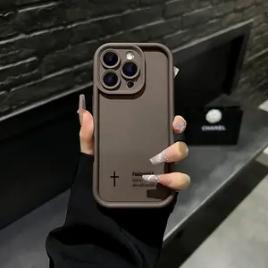 Bible with Crosses on Both Sides Phone Case for iPhone 17 Pro Max, 16 Pro Max, 15 Pro, 14, 13, 12, 11, X & Samsung S25, S24, S23 S22 Series - Ultra Thin, Shockproof, Lightweight and Durable.