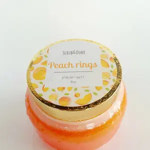 Peach Rings sugar scrub by Scrub&Done Cosmetics