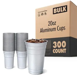 Aluminum Cups 20oz (300 Pack)