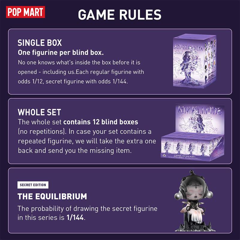 POP MART SKULLPANDA The Sound Series Figures