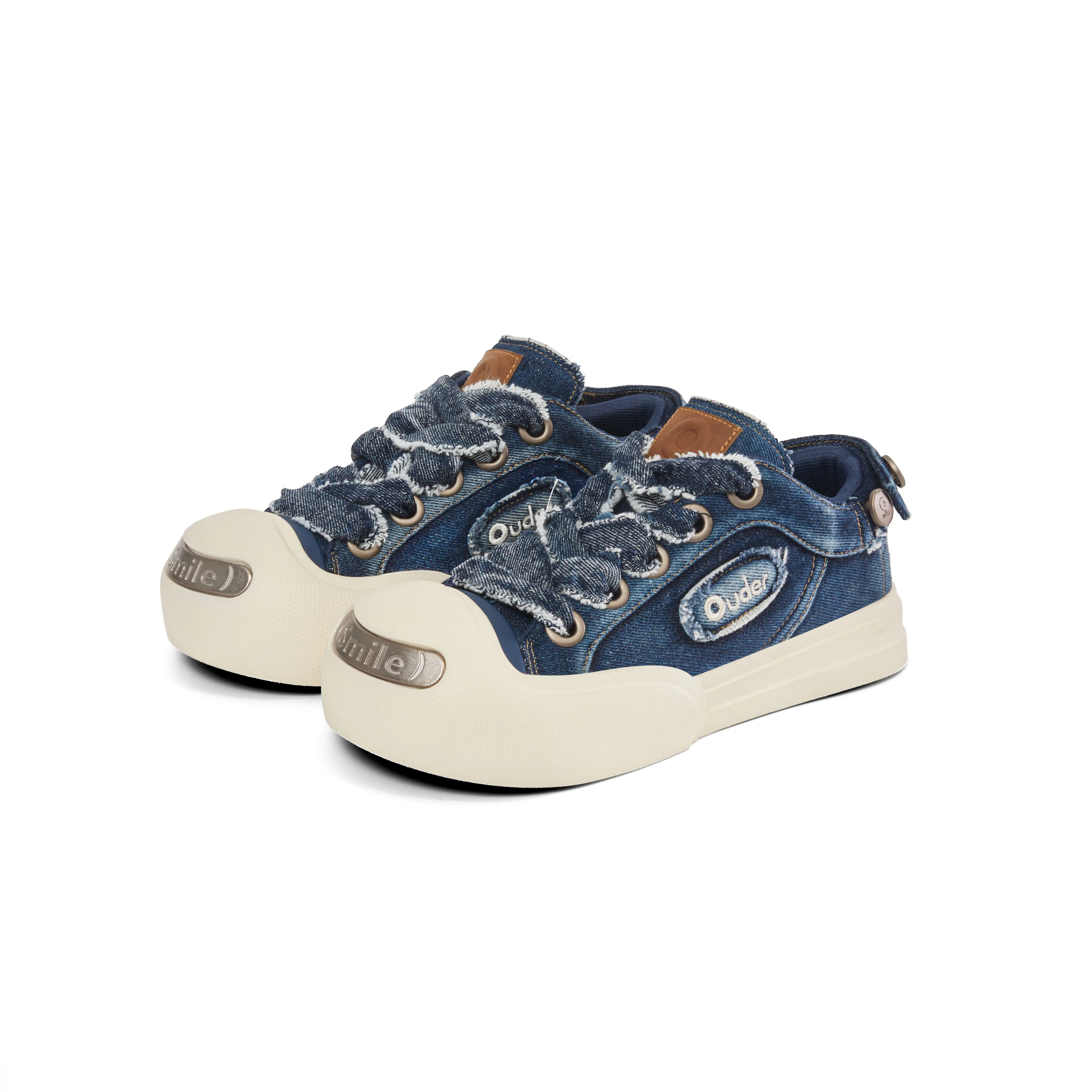 Smile Pioneer Denim Sneaker Shoes Closed Girl Women