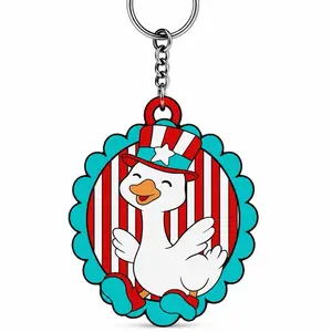 Silly Goose - Tab Keychain