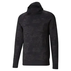 PUMA Mens Nemen X Knit Mock Neck Sweatshirt Casual - Black