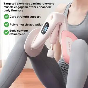 Smart Kegel Exerciser with Counter - Home Pelvic Trainer for Core Toning & Leg Sculpting, Postnatal Fitness Equipment, Hip Stabilizer Thigh Toner, Free Type-C Charging Cable, Suitable for Expectant Mothers, Girlfriends And Fitness Enthusias