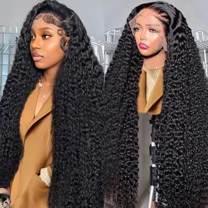 [Combo sale 24"&22"&22"] buy 1 get 3 wig" 24 Inch 13x4 Curly Wave Hair Lace Front Wigs + 13x4 22Inch Straight Human Hair Hair+ 22Inch Body Wave Human Hair Hair Pre Plucked HD Transparent Lace Frontal Human Hair Wigs 180% Density