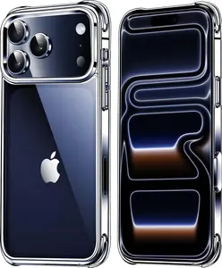 iPhone 17 Pro Max Case Clear, [Not Yellowing] [Military-Grade Drop Protection] Protective Clear for Apple 17 Pro Max Case with Shockproof Bumper 2025 mobile phone case