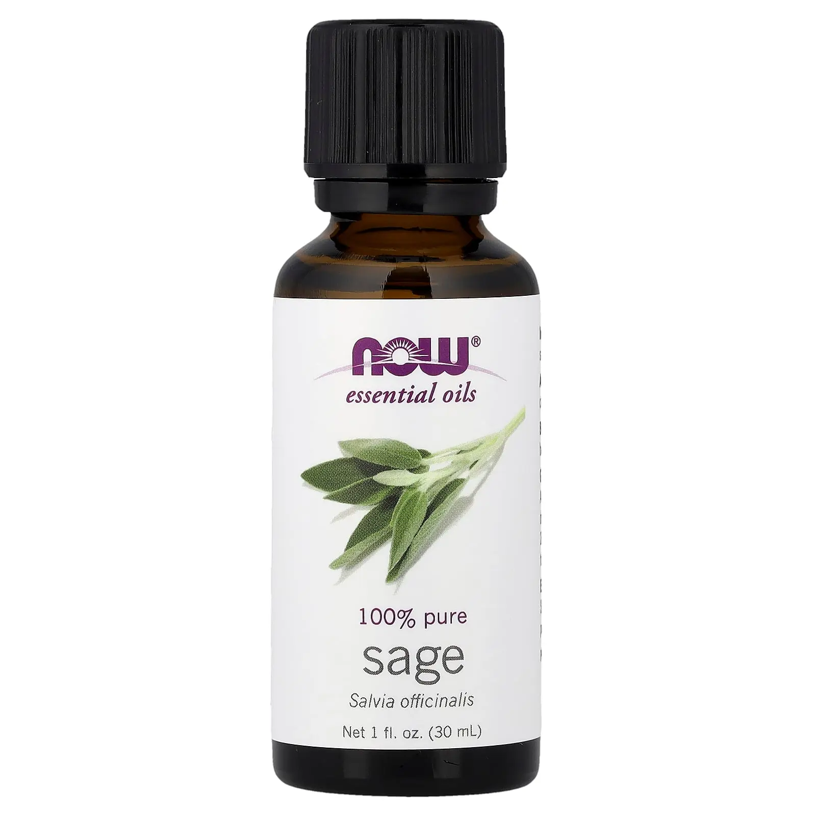 NOW Foods Essential Oils, Sage, 1 fl oz (30 ml)