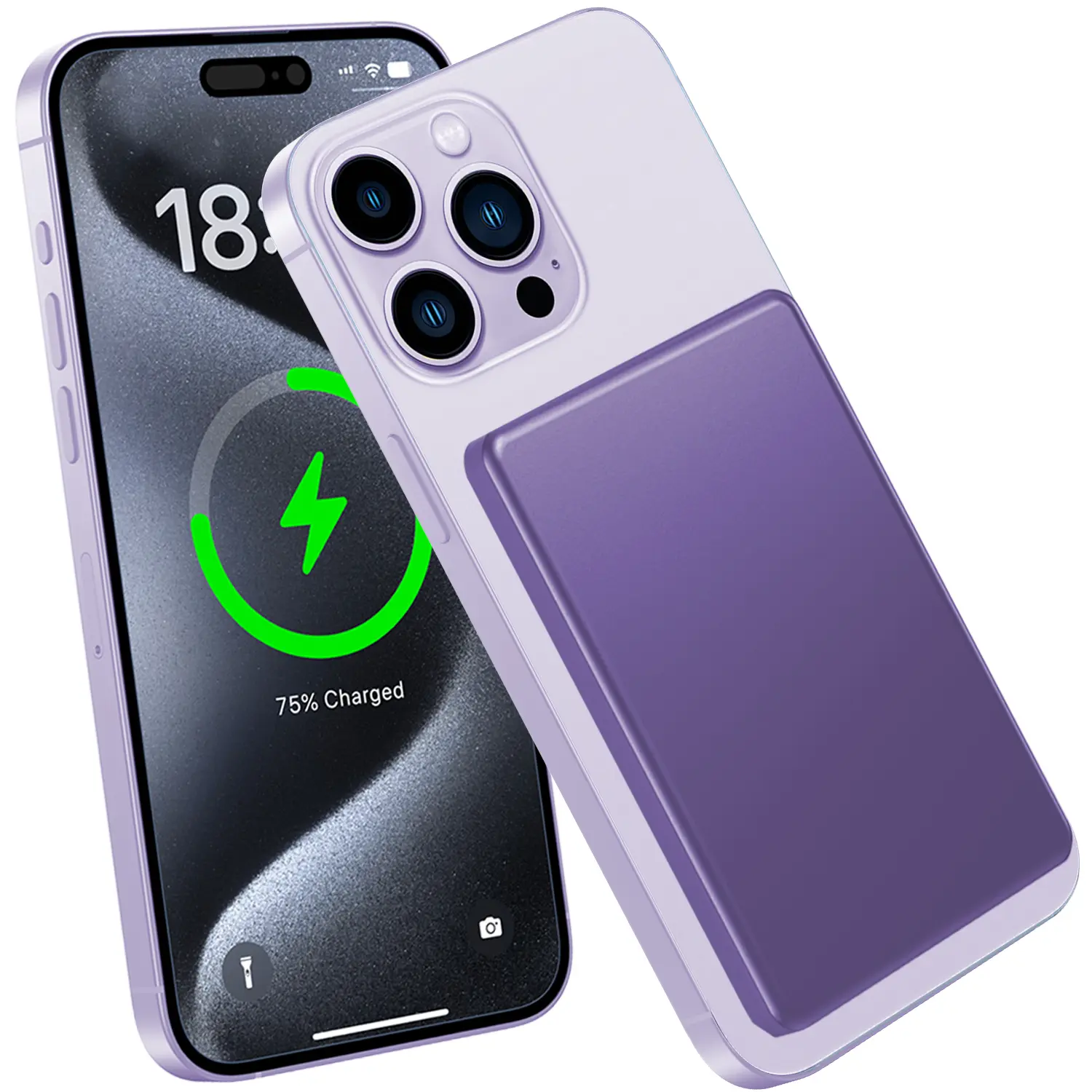 Magnetic Wireless Power Bank - 5000mAh Mag-Safe Portable Charger 20W PD Fast Charging with Built-in Cables LED Display, Magnetic Battery Pack for iPhone 16/15/14/13/12/Pro/Mini/Pro Max mobile  power magsafe power Magnetic Wireless magnetic black friday, S