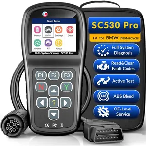 OBD2 Diagnostic Tool for  , SC530 Pro Full System Diagnosis Code Reader with  Tests, Reset & Service Functions (ABS Bleed, ASC, RDC, Throttle, Injector, Transmission & )