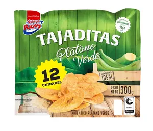 TAJADITAS PLATANO VERDE X 12 UNDS